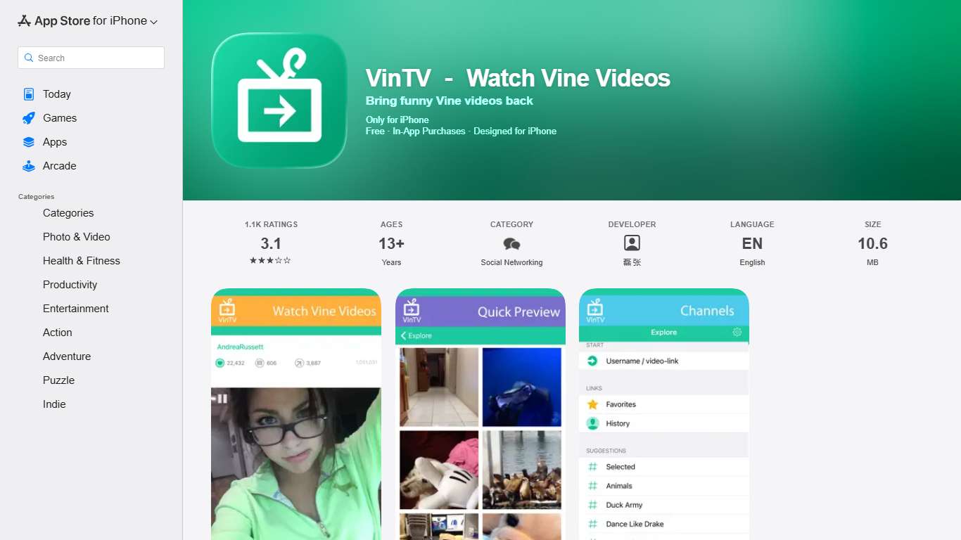 ‎VinTV － Watch Vine Videos App - App Store